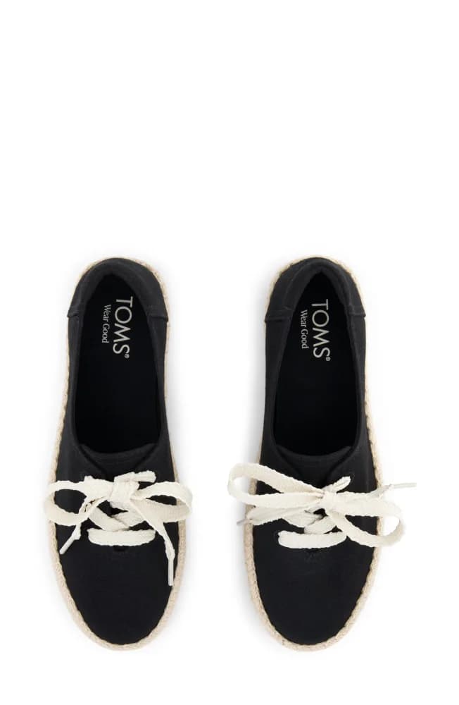 Valencia Lace-Up Platform Espadrille