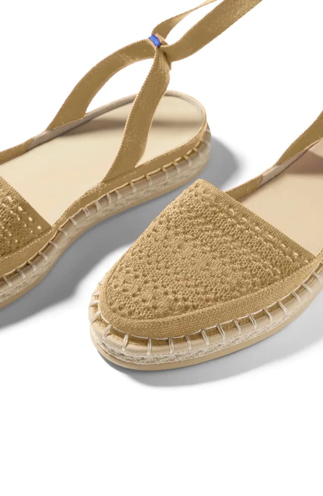 The d'Orsay Ankle Tie Espadrille Flat