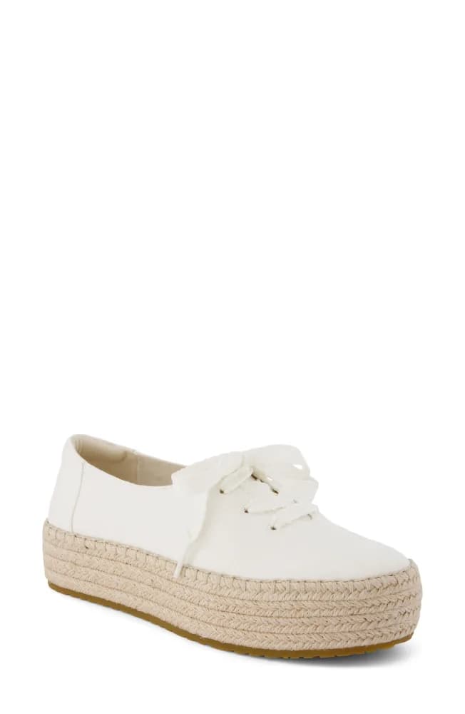 Valencia Lace-Up Platform Espadrille