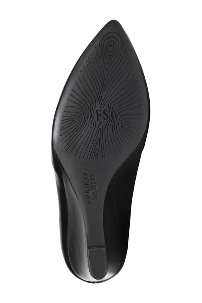 Frankie Leather Wedge Pump