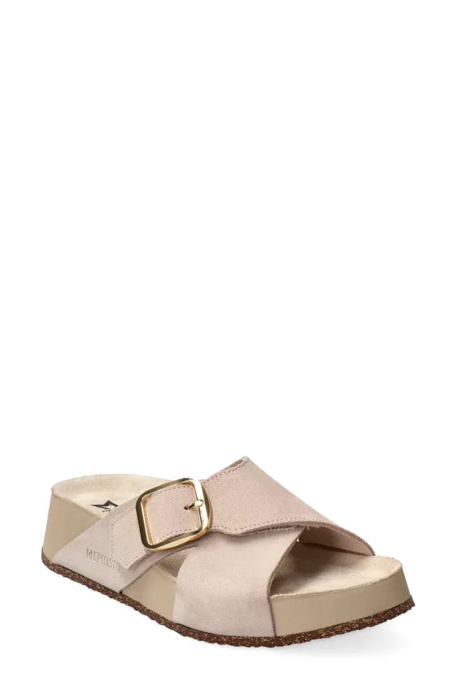 Berrie Buckle Strap Slide Sandal