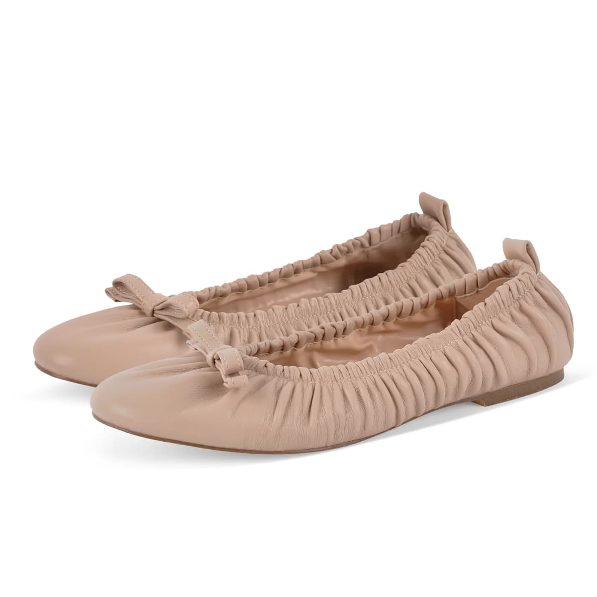 Bow Round Toe Soft Sole Flats