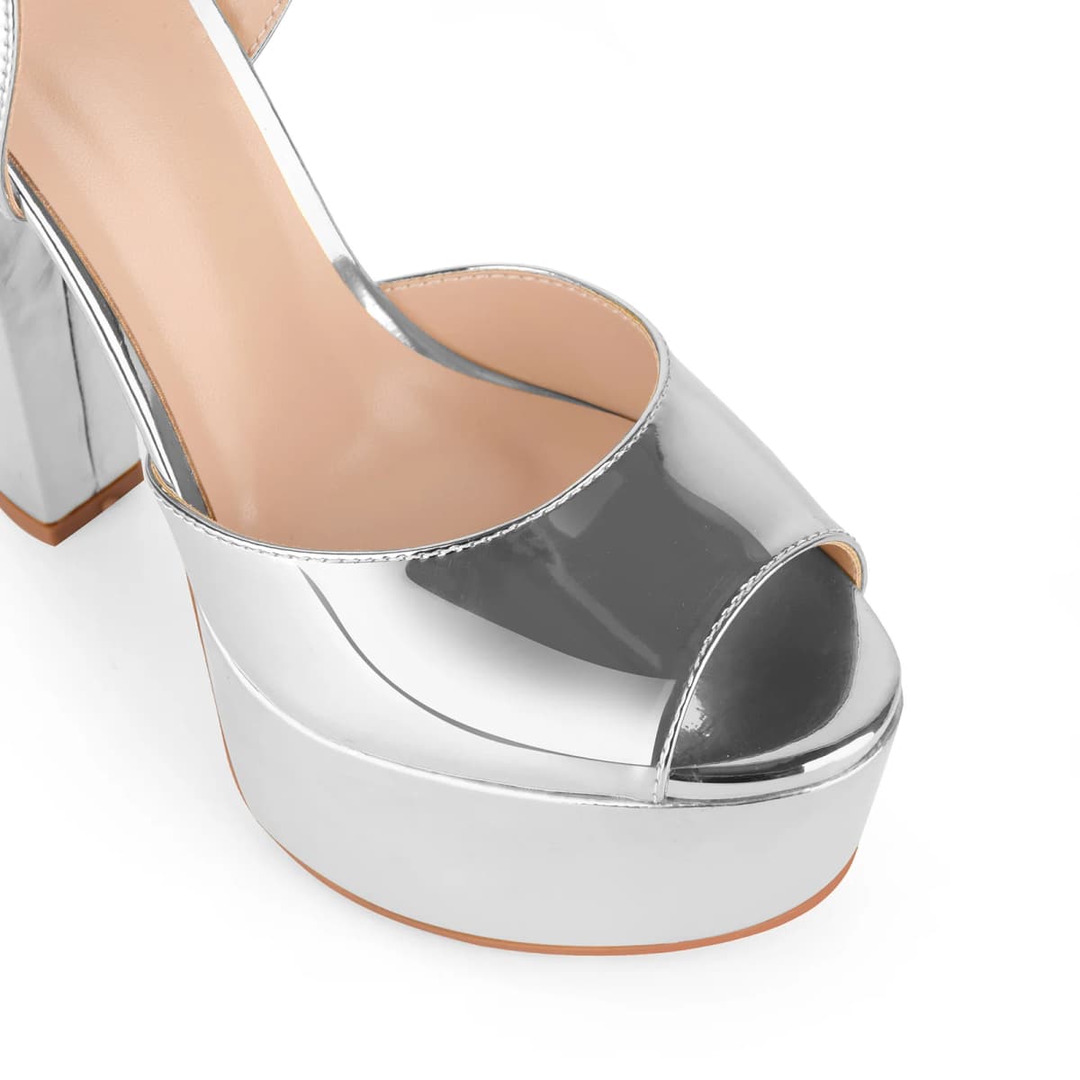 Platform Ankle Strap Chunky Heel Sandals