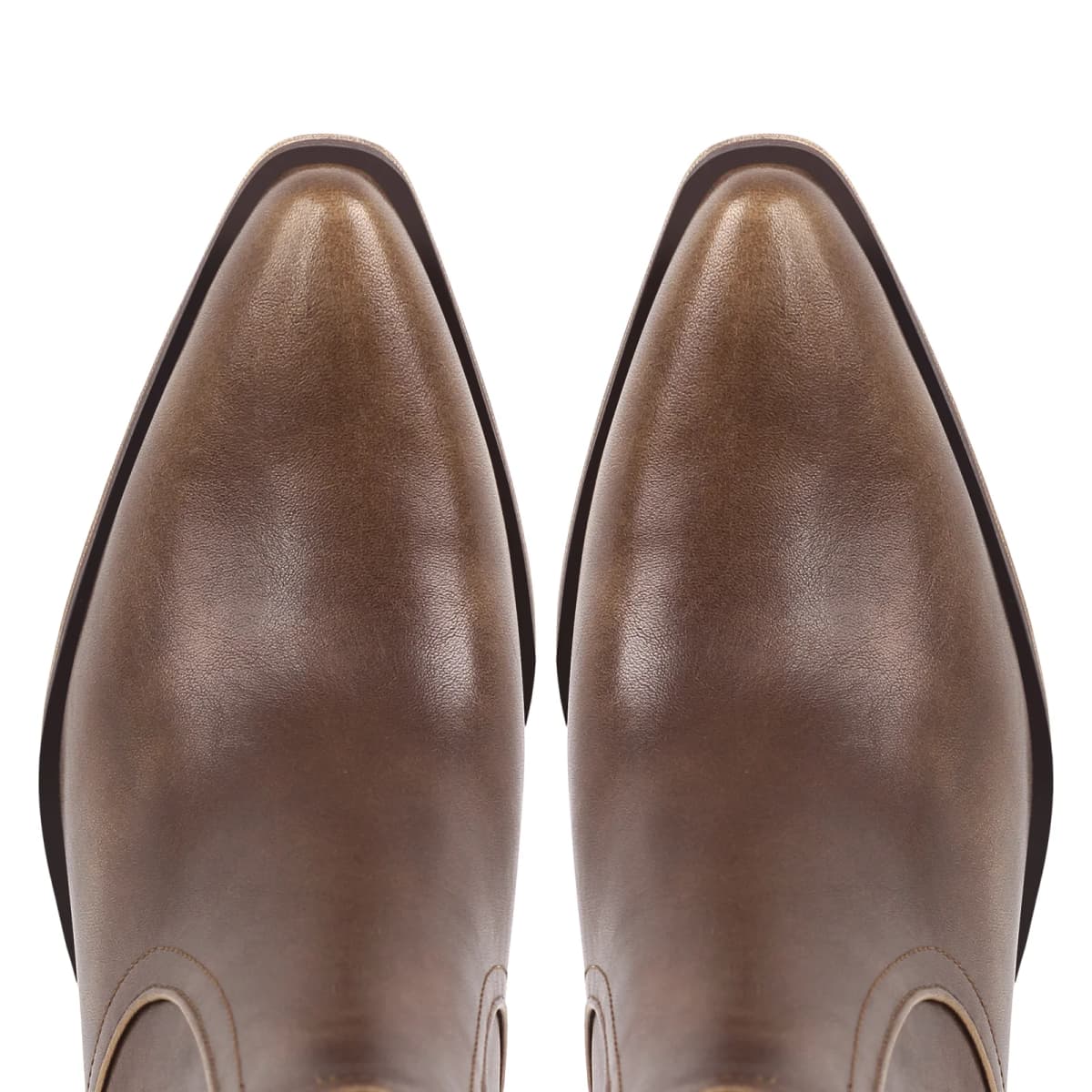 Chunky Heel Western Ankle Boot