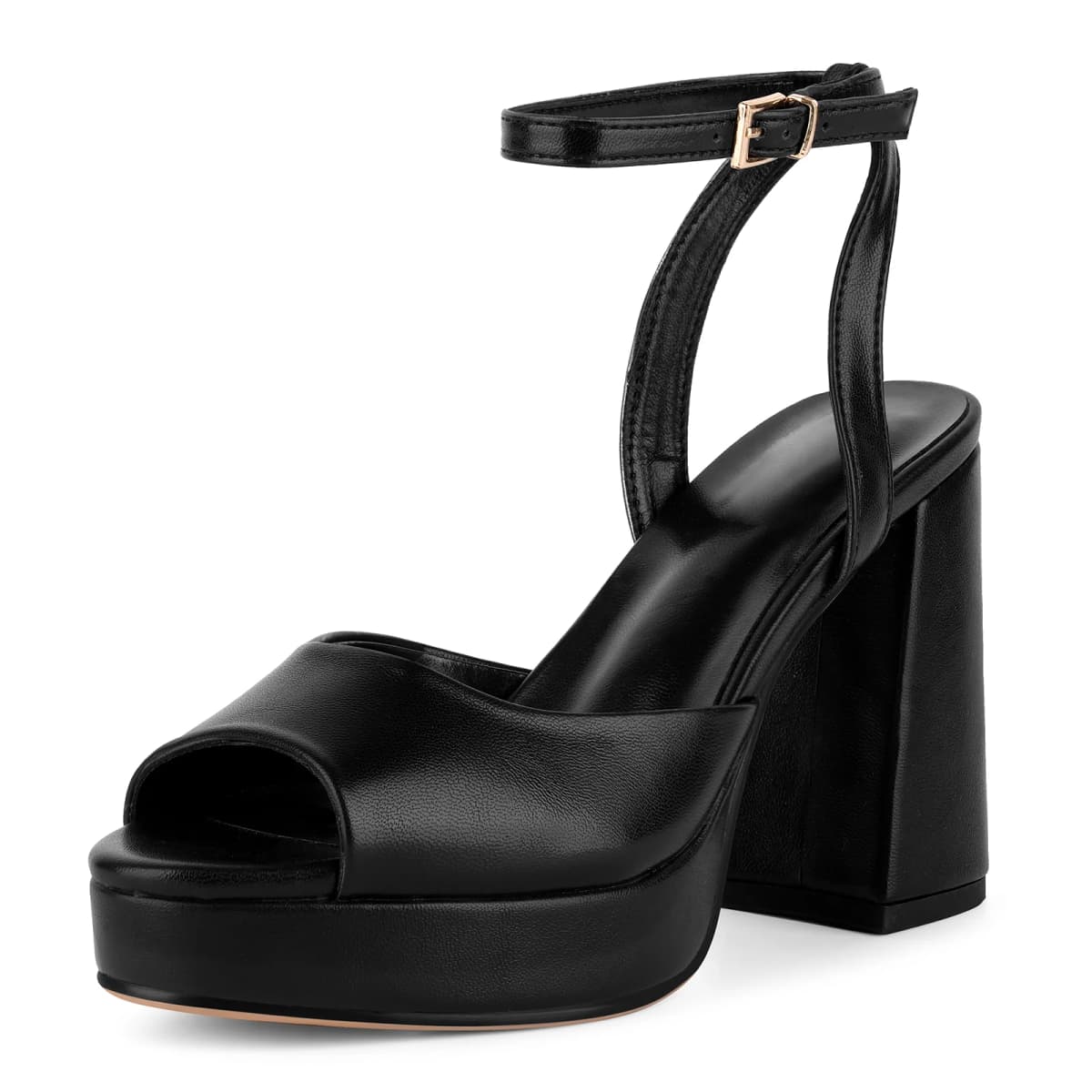 Platform Chunky Heel Ankle Strap Sandals
