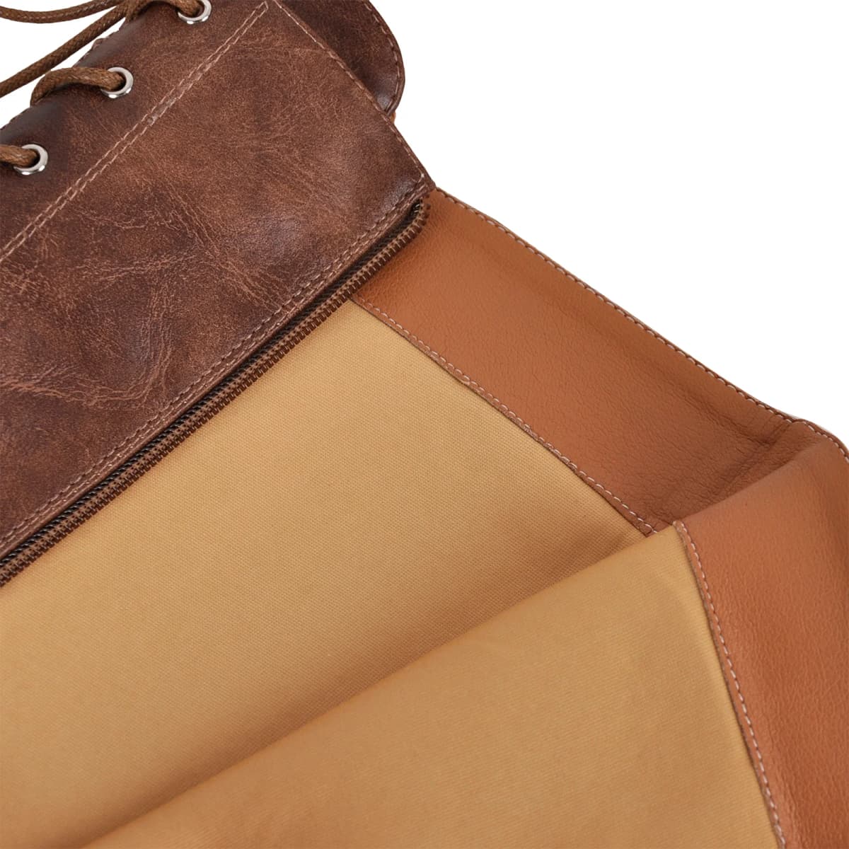 Lace-up Mid-calf Boot