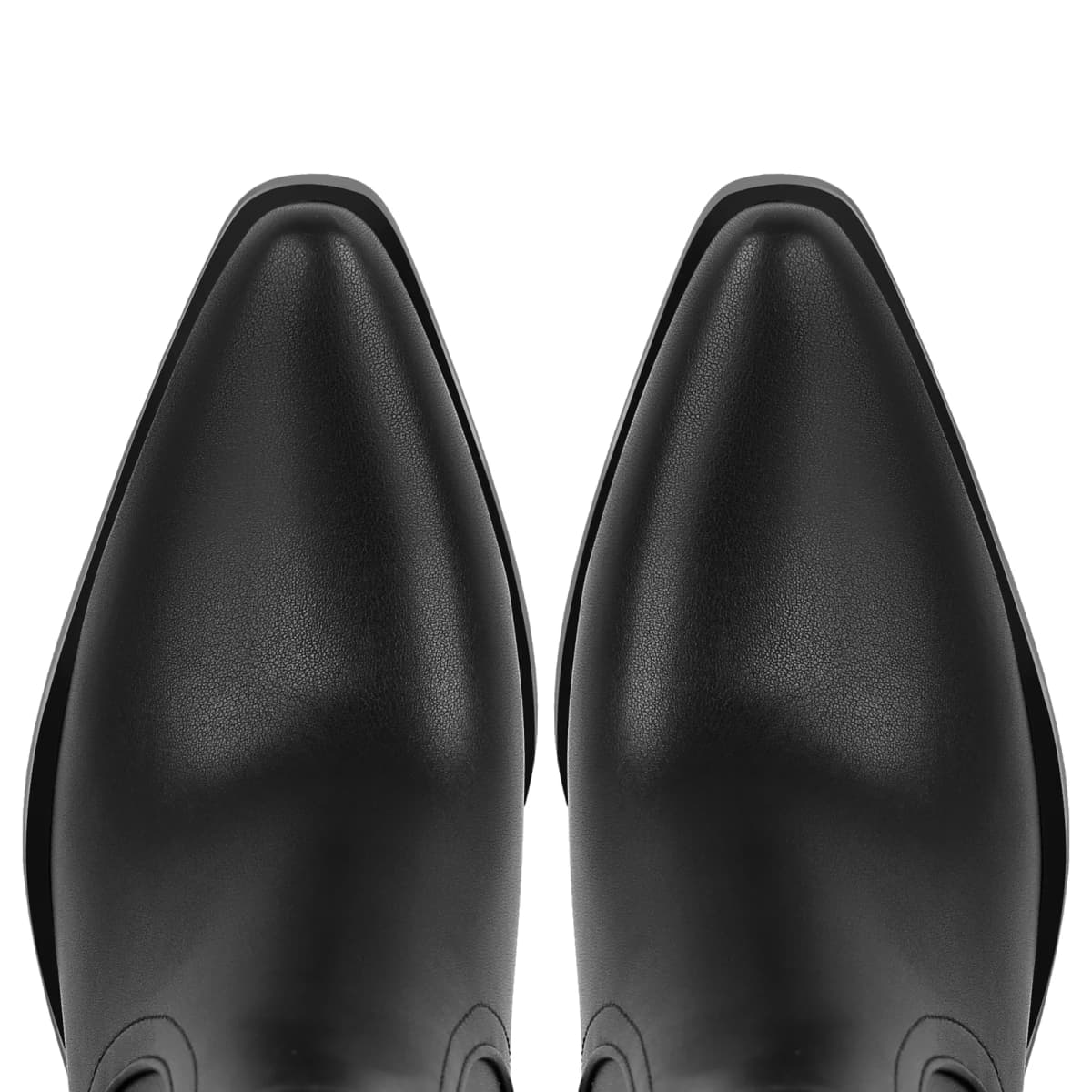 Chunky Heel Western Ankle Boot