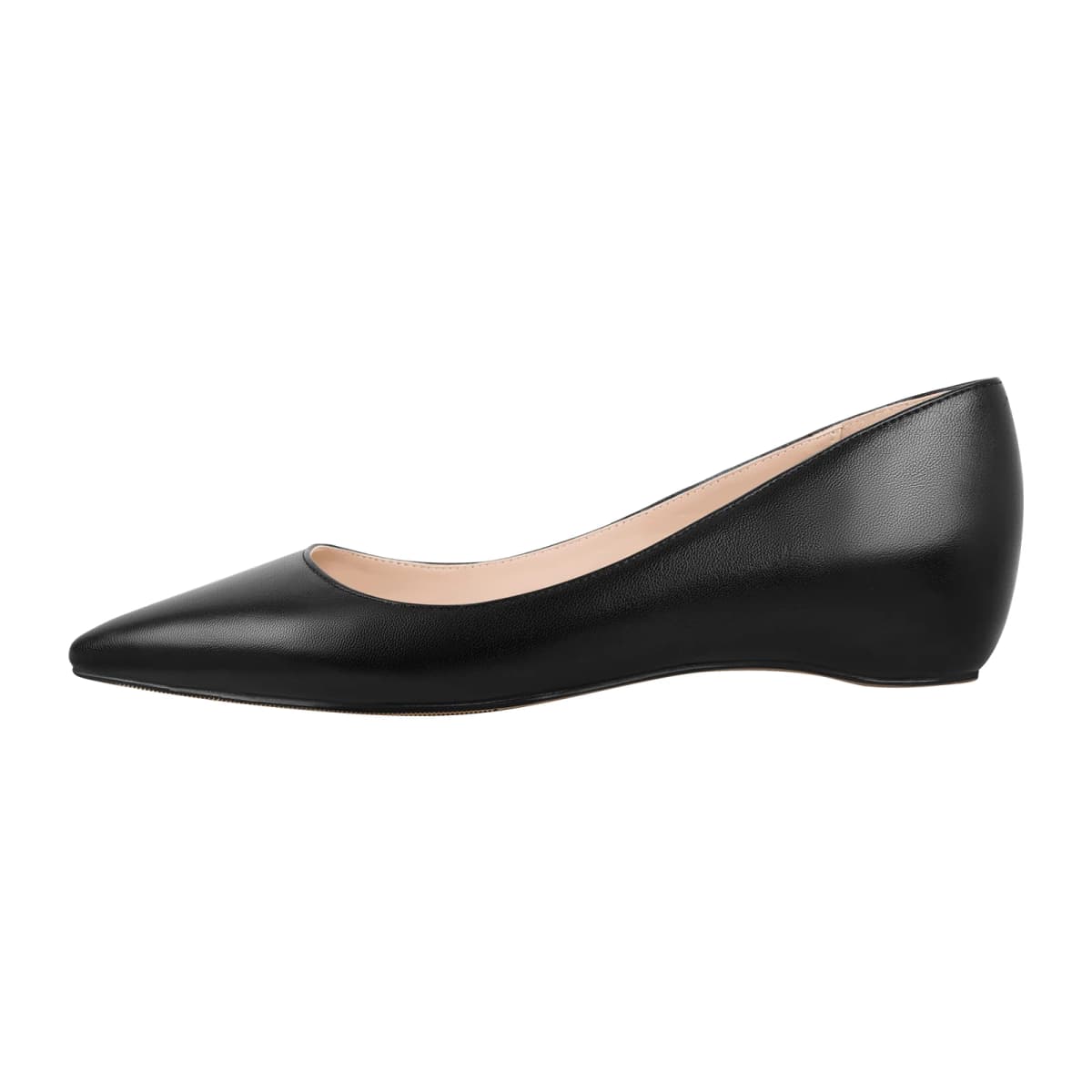 Matt Leather Formal Flat