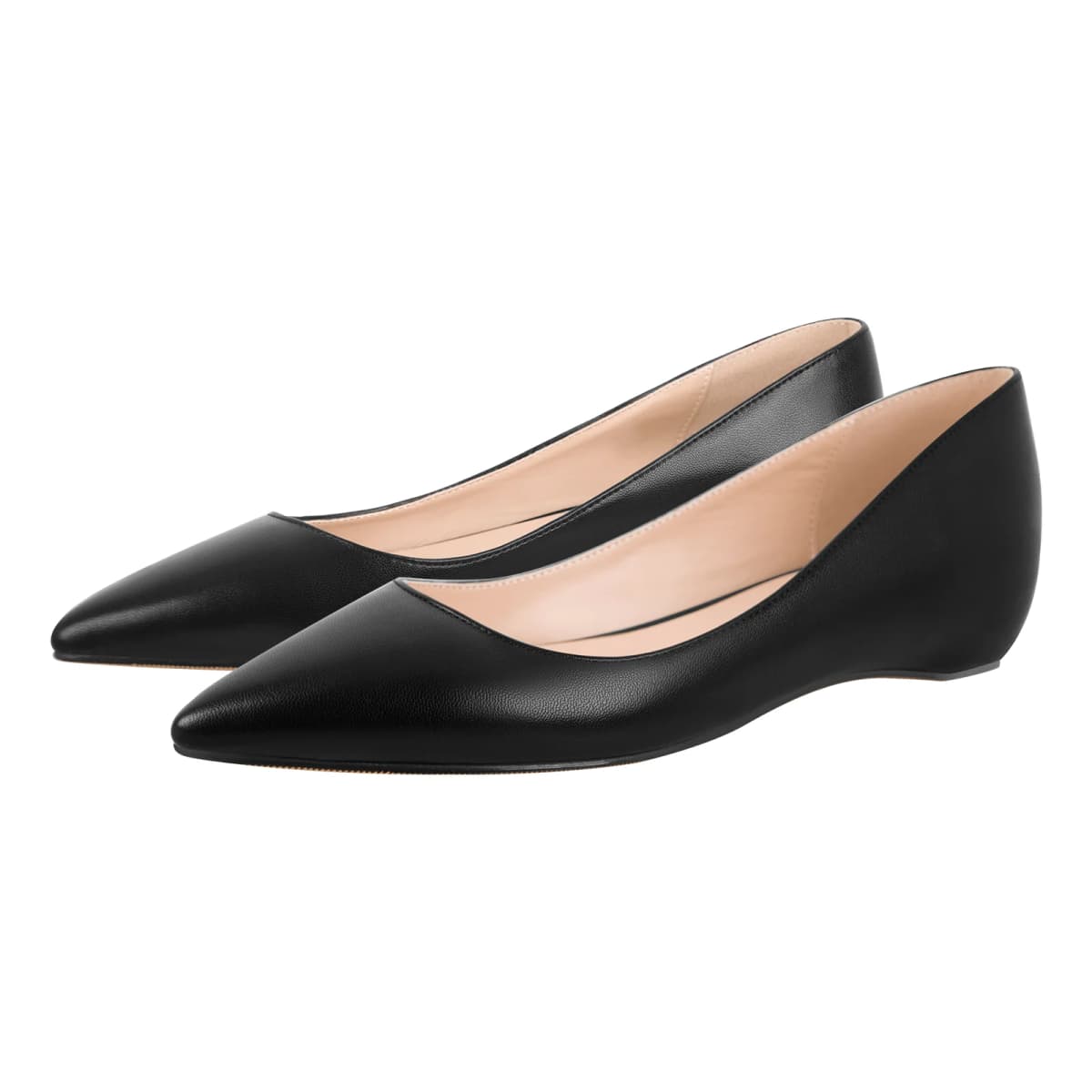Matt Leather Formal Flat