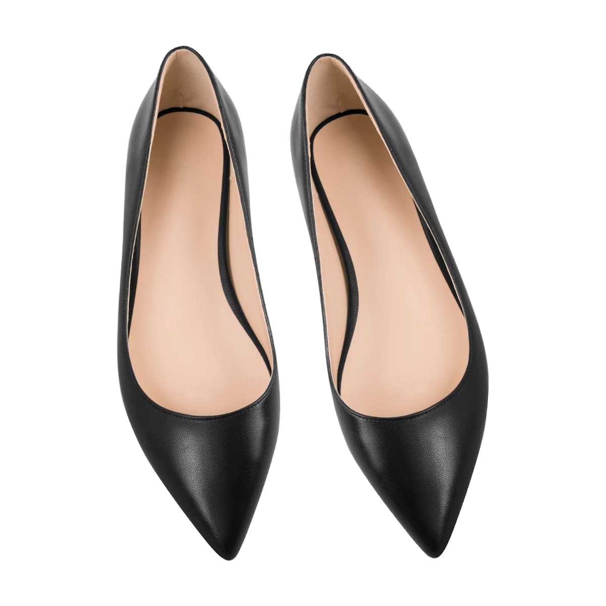 Matt Leather Formal Flat
