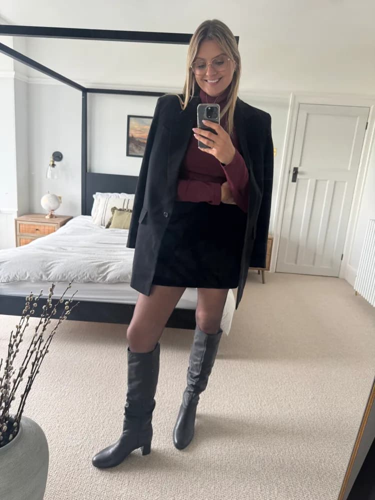 EVELYN BOOT (BLACK LEATHER)
