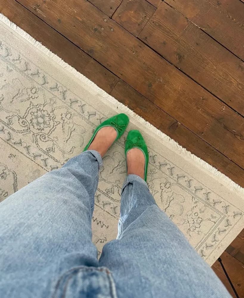 OLIVIA FLAT (EMERALD)