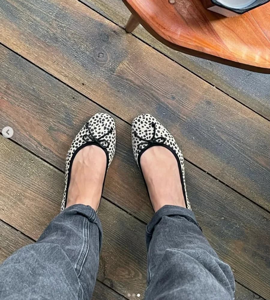 OLIVIA FLAT (CHEETAH SUEDE)