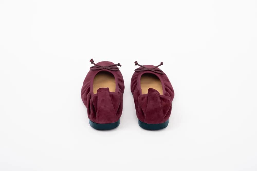 OLIVIA FLAT (BURGUNDY)
