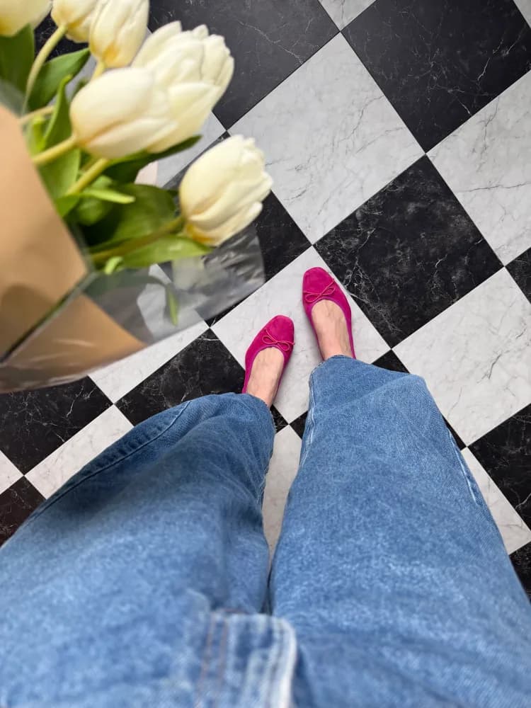 OLIVIA FLAT (FUCHSIA)