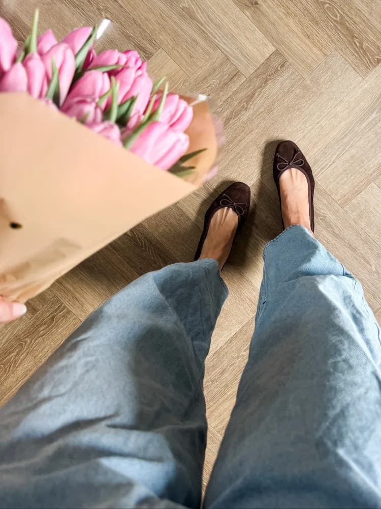 OLIVIA FLAT (CHOCOLATE)