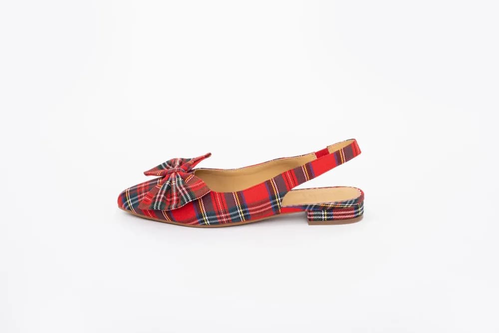 SOPHIA SLINGBACK (TARTAN)