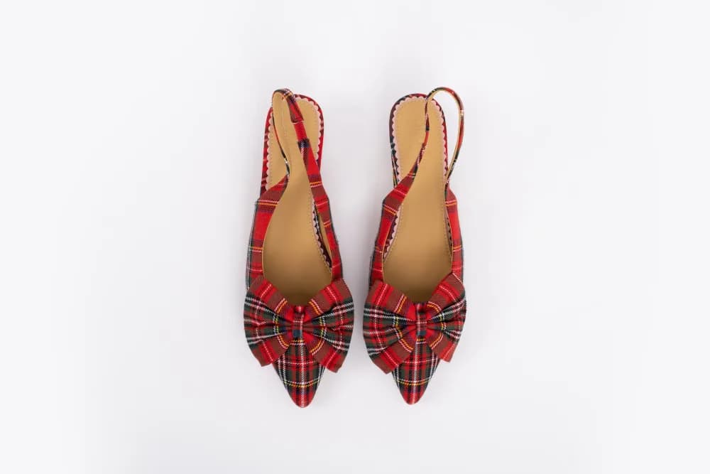 DELILAH SLINGBACK (TARTAN)