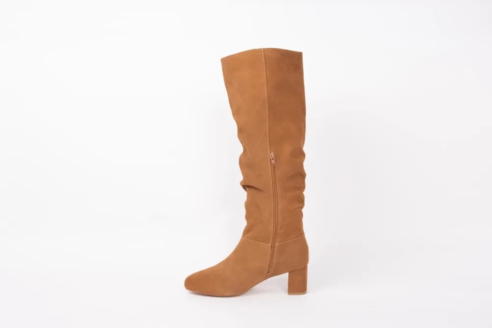 EVELYN BOOT (CAMEL SUEDE)