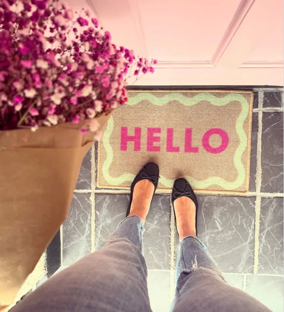 OLIVIA FLAT (BLACK LEATHER)