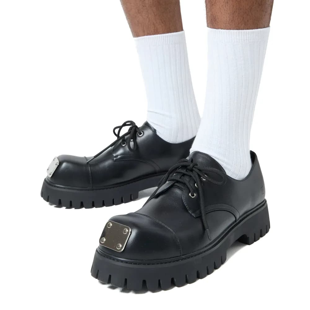 Gehrman Metal Cap Chunky Shoes - Shadow