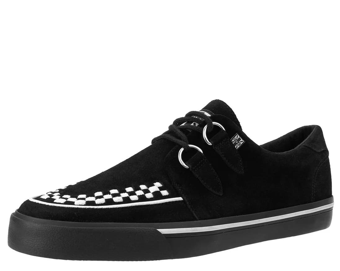 Black Suede Interlace VLK Sneaker