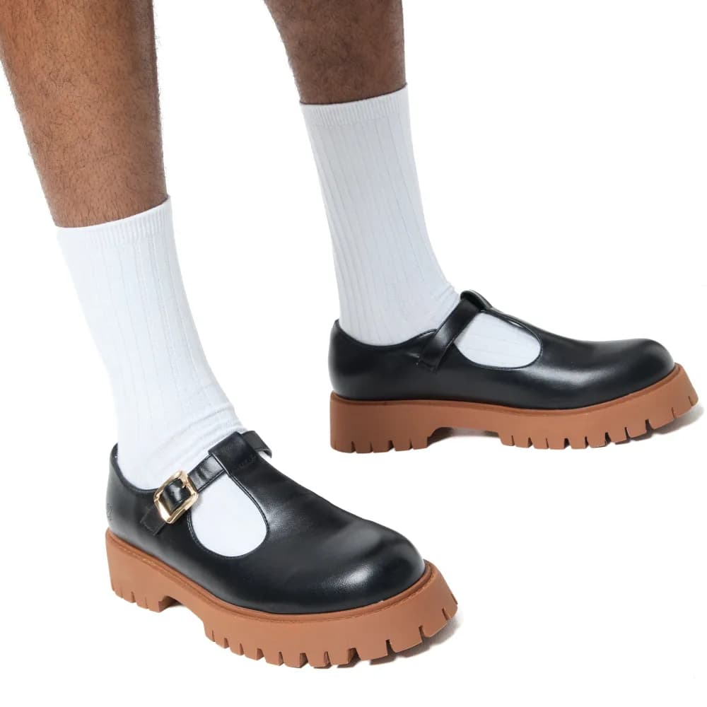 Abbot Chunky Mary Janes - Black
