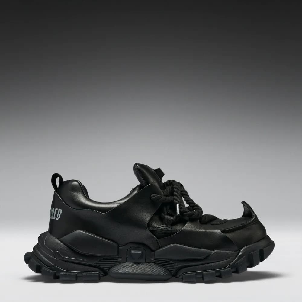 Serpentbone Full Grain Leather Utility Shoes - Shadow