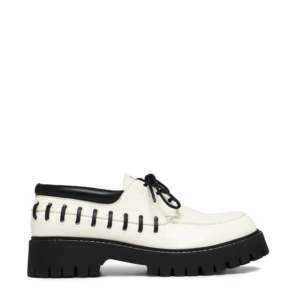 Tenar Boat Shoes - Cream
