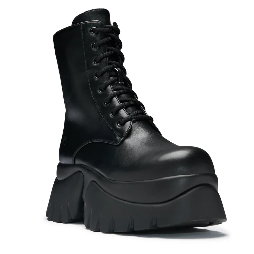 Rancor Vilun Black Lace Up Boots