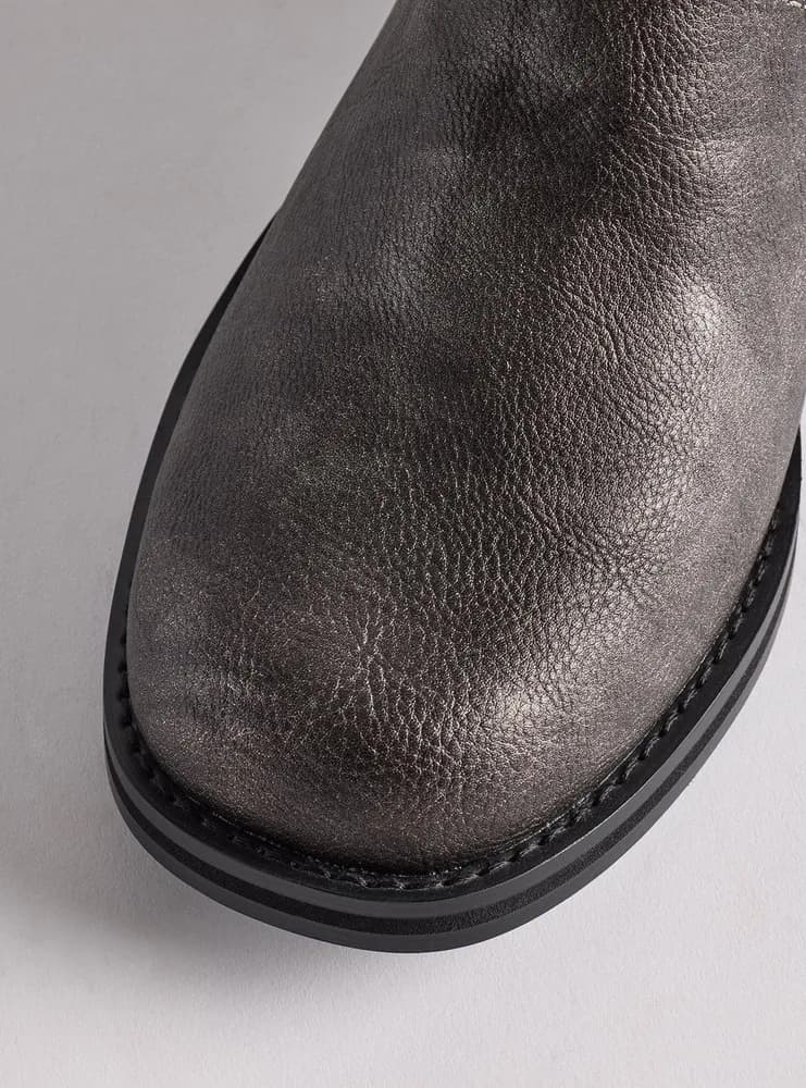 Knee-High Block Heel Boot (WW)