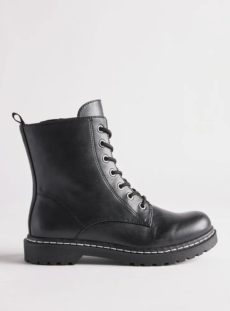 Stevie Lace-Up Combat Boot (WW)