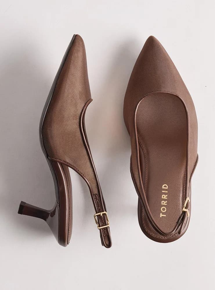 Slingback Kitten Heel (WW)