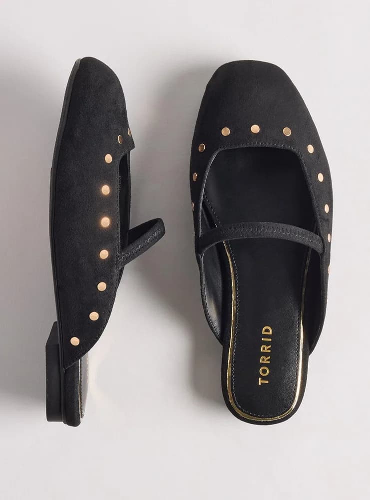 Studded Mary Jane Mule (WW)