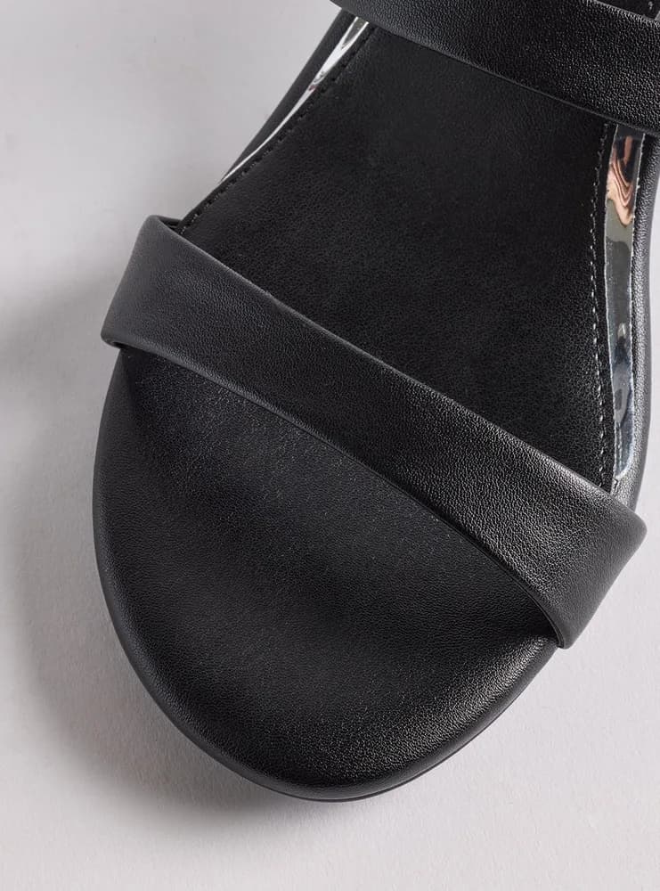 Double Strap Heeled Sandal (WW)
