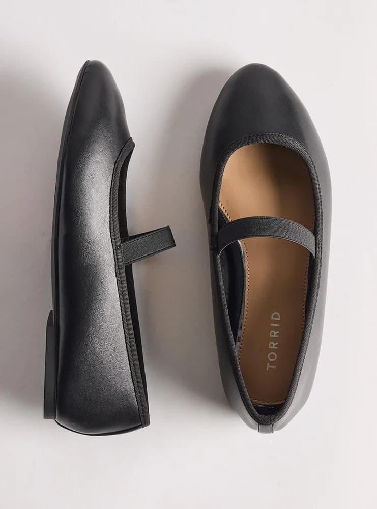 Elastic Ballet Flat (WW)