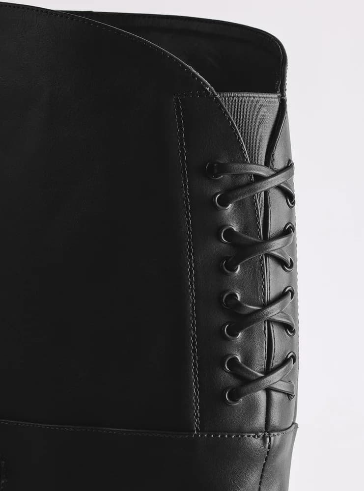 Lace-Up Heeled Over-The-Knee Boot (WW)