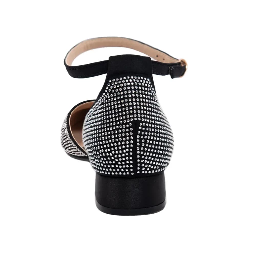 Debbie Women’s Dress Shoes - Rhinstone – 1" Heel
