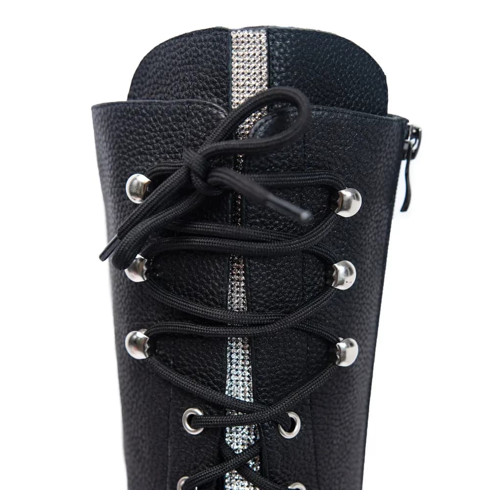 Delton Women’s Boots - Lug Sole - Full Zipper