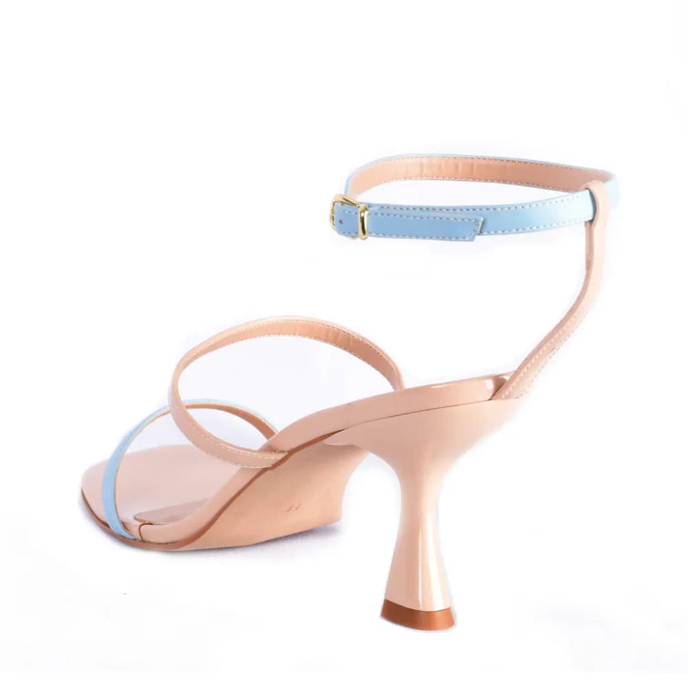 Olivia Women's Heels - Slender Ankle Strap - Leather - 3" Heel