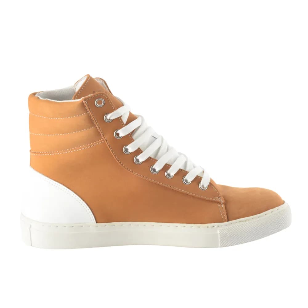 Fraser Women’s Wheat High Top Sneaker - Cup Sole - Leather