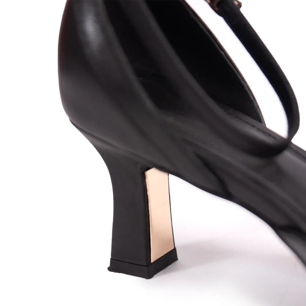 Beverly Womenâs Sandal - Gold Accent - 2.5" Heel - Refined Leather