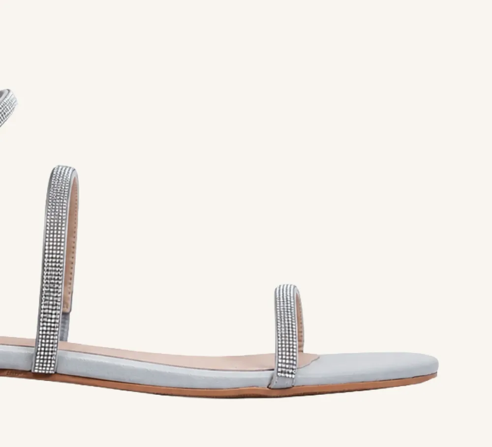 Julian Vegan Slip-On Dress Sandal Standard Fit Silver and Gold