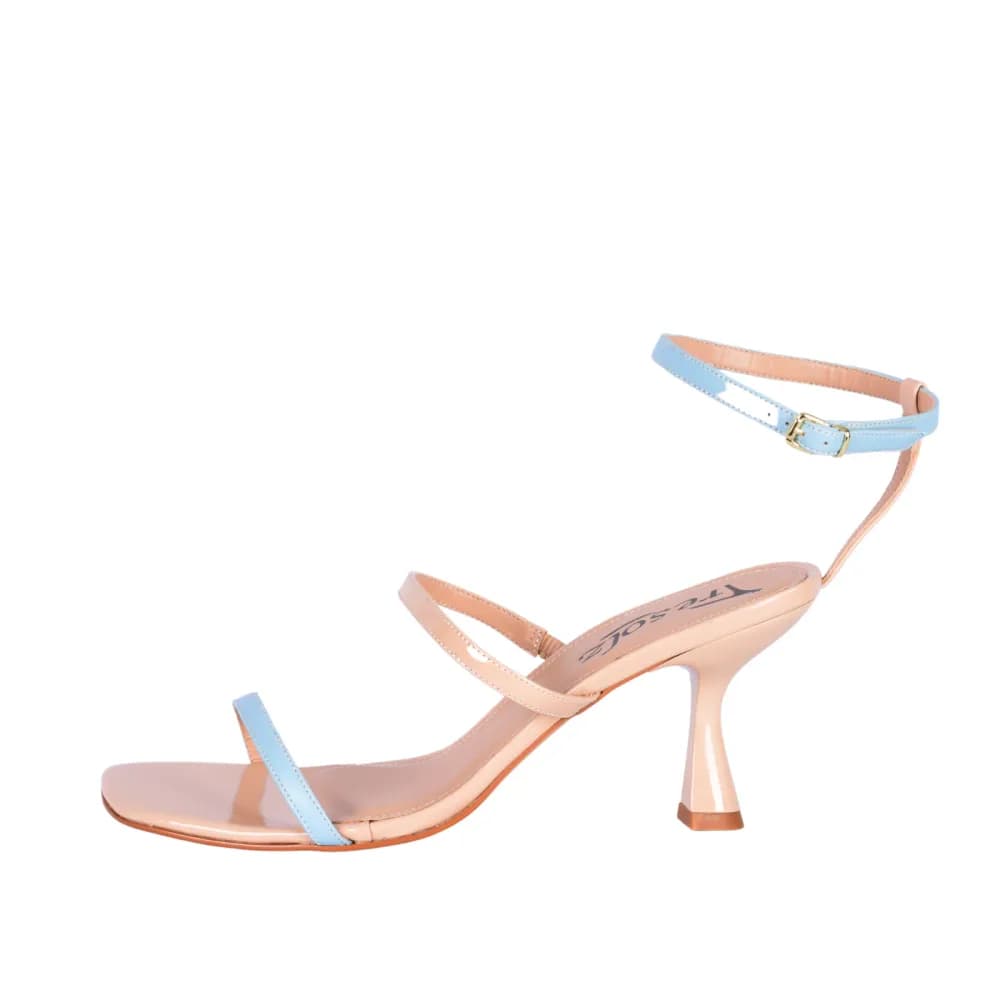 Olivia Women's Heels - Slender Ankle Strap - Leather - 3" Heel
