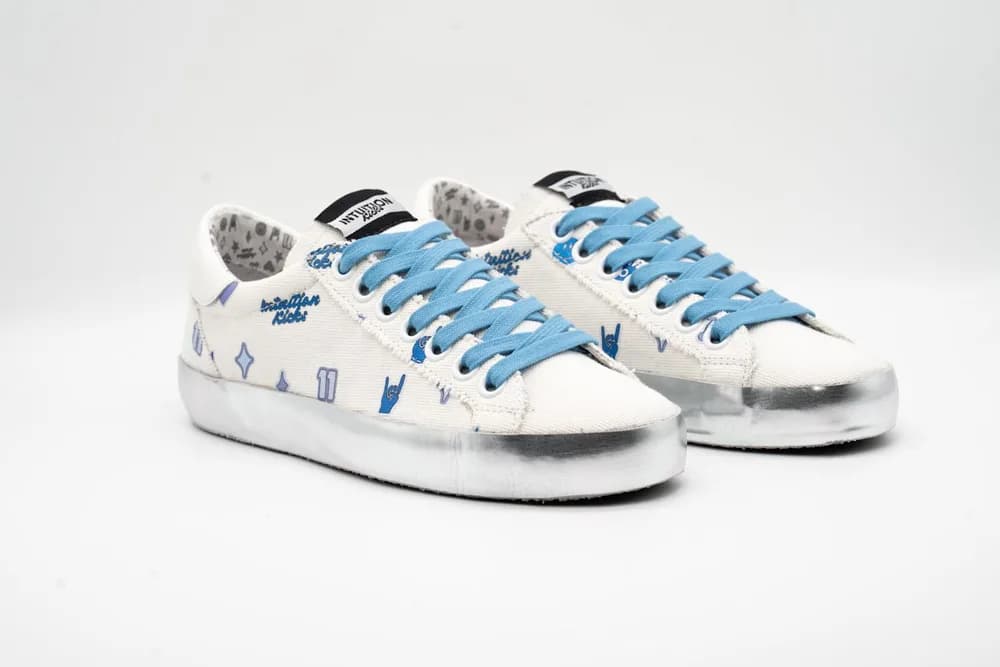 Fiducia Blue Low Top Sneakers