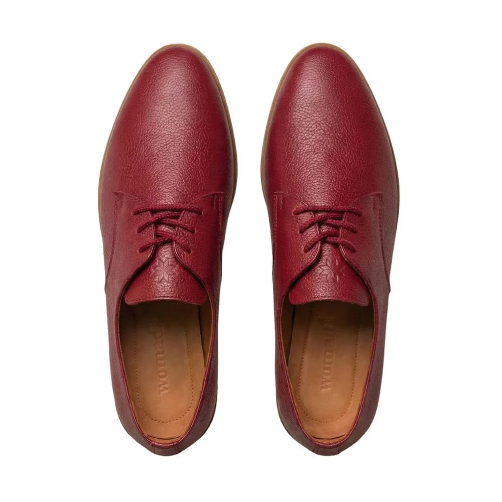 Burgundy Vintage Oxfords