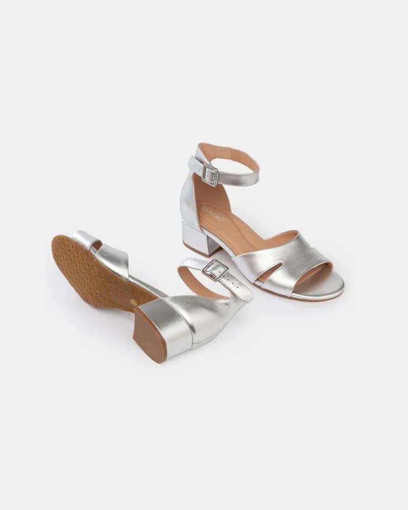 Kelly Block Heel Ankle Sandals