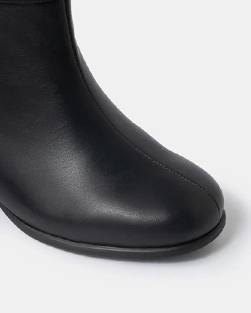Zoe Mid Heel Buckle Bootie