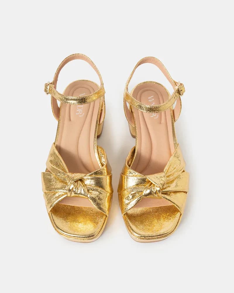 Daisy Vegan Platform Heels