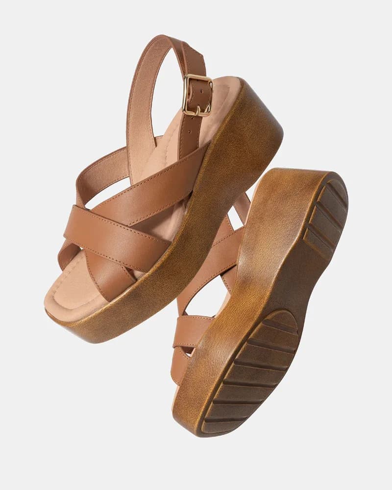 Nina Wedge Sandals